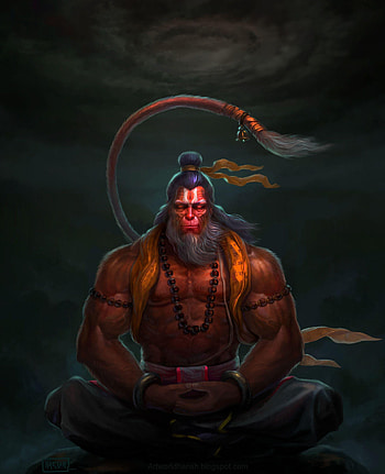 Hanuman, HARISH MOGER, mahadev HD phone wallpaper