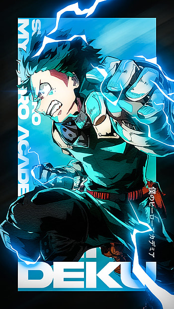 My Hero Academia DEKU , deku full power HD phone wallpaper