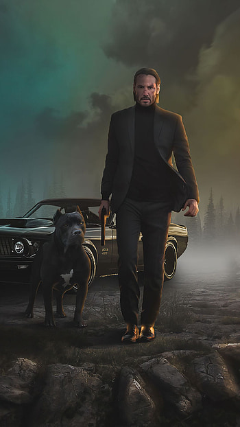 John Wick Dog, john wick 2021 HD phone wallpaper