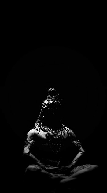 Idea by Shahin on Black & White, god hanuman amoled HD phone wallpaper