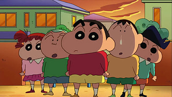 Shinchan, shin chan friends HD wallpaper