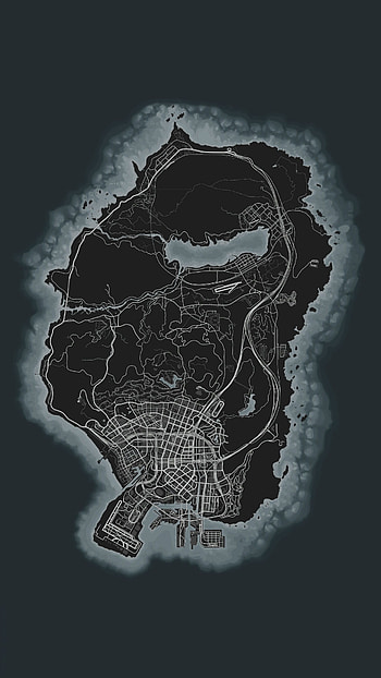 Gta V Map HD phone wallpaper