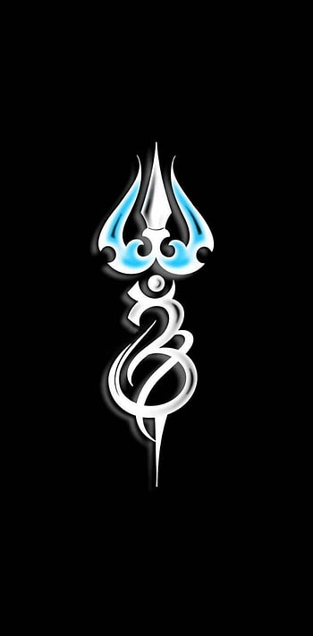 Mahakal by sbxj, mahakal black logo HD phone wallpaper