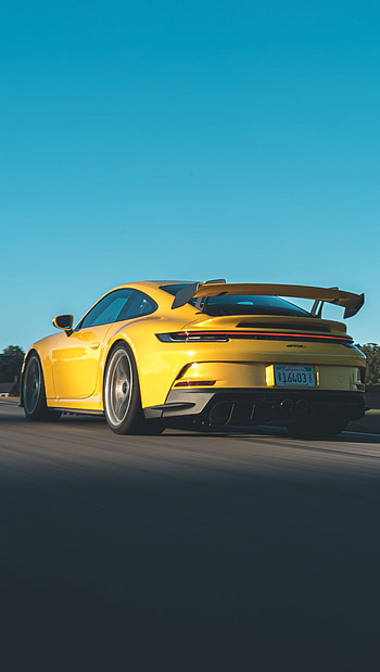 Porsche 911 GT3 2022 rear ID:9663, porsche gt3 2022 HD phone wallpaper
