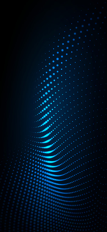 Blue OLED HD phone wallpaper