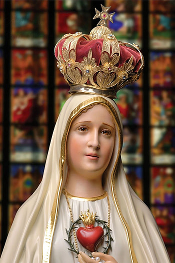 Sainte Marie, Mama Mary, Mary I, Prayer Cards, Religious, our lady of fatima mobile HD phone wallpaper