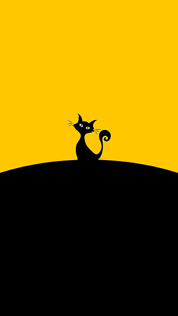 Black and Yellow , yellow amoled HD phone wallpaper