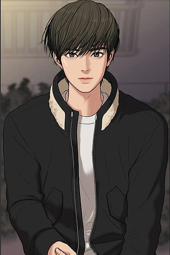 Cute Korean Cartoon Boy, smart boy cartoon HD phone wallpaper
