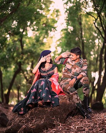 Army Lover Army Couple, indian army lovers HD phone wallpaper