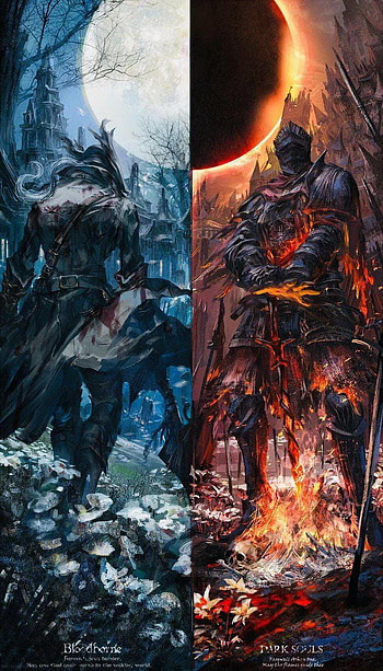 Bloodborne Dark Souls Poster, dark souls 1 HD phone wallpaper