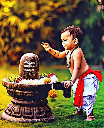 Shiv bhakt by Gurusad, child shiva HD phone wallpaper