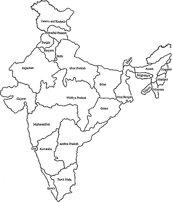Map of India, india map layout background HD phone wallpaper