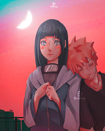 Naruto and hinata by Berlinxop, hinata HD phone wallpaper