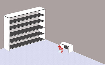 book shelf HD wallpaper