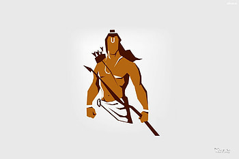 Lord Rama Art For Shree Ram Lovers, lord rama animated HD wallpaper