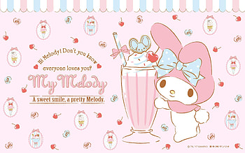 my melody pc aesthetic HD wallpaper