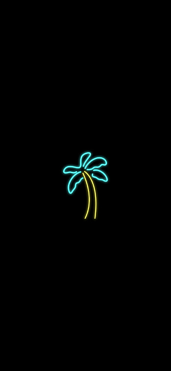 Summer black amoled minimalist , amoled mimimal HD phone wallpaper
