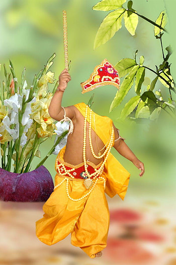 hop 4 you: Little Krishna Studio Backgrounds PSD, studio background psd HD phone wallpaper