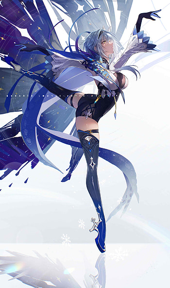 Anime Girls Genshin Impact Eula Genshin Impact Yolanda HD phone wallpaper
