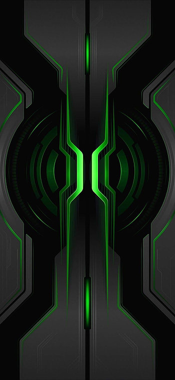 Green and Black , mobile green HD phone wallpaper