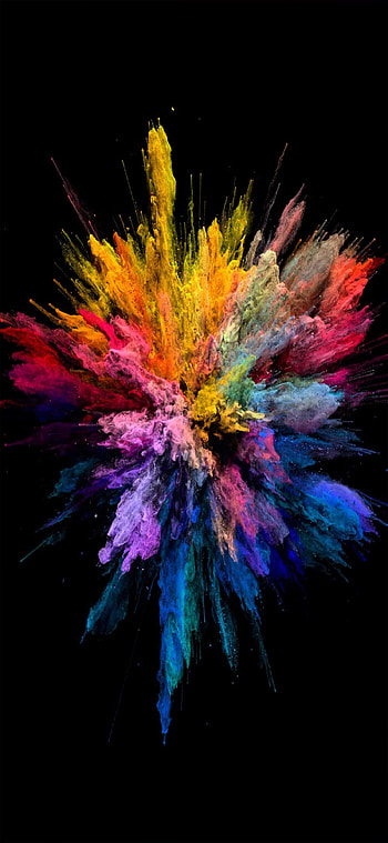 Explosion of Colors, colourful HD phone wallpaper