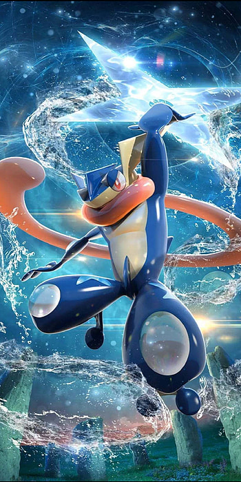 the greninja pokemon android HD phone wallpaper