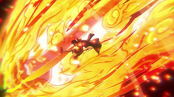 Luffy uses RED ROC, luffy red HD wallpaper