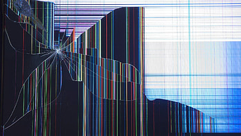 2 Broken Screen, cracked laptop screen HD wallpaper
