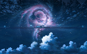 Anime Night Sky Stars Clouds Scenery Aesthetic Anime [2560x1600] for your , Mobile & Tablet, aesthetic anime pc HD wallpaper