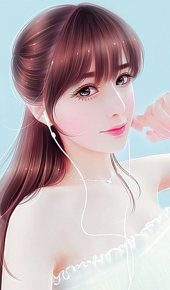 art, art girl, background, beautiful, beautiful girl, beauty, cartoon, colorful, cute art, design, drawing, Enakei, fashion, fashionable, illustration, illustration girl, inspiration, japanese, kawaii, korean, korean girl, luxury, makeup, pastel, pretty, beautiful girl cartoon HD phone wallpaper