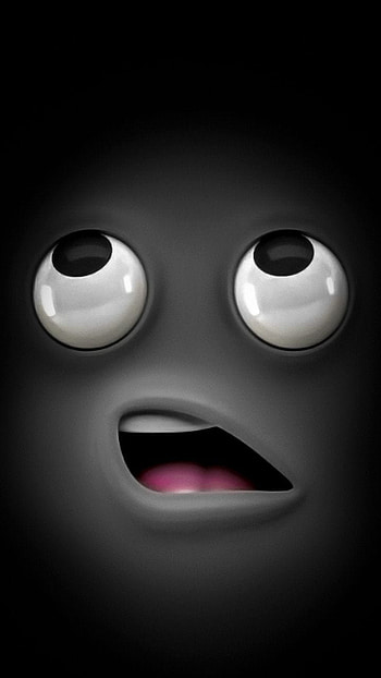 Black Emoji, emoji mobile HD phone wallpaper