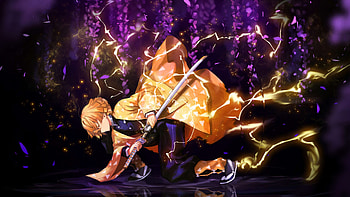 Zenitsu Ipad, demon slayer ipad HD wallpaper