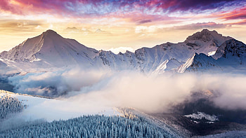 2560x1440 Winter Mountain Snow 1440P Resolution , Backgrounds, and HD wallpaper