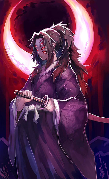 Kokushibo, demon slayer upper moons HD phone wallpaper