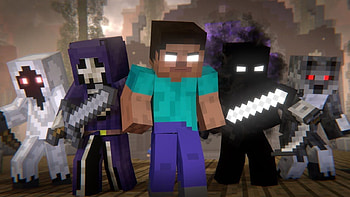 Animation Life 2: Part 1, entity 303 and herobrine HD wallpaper