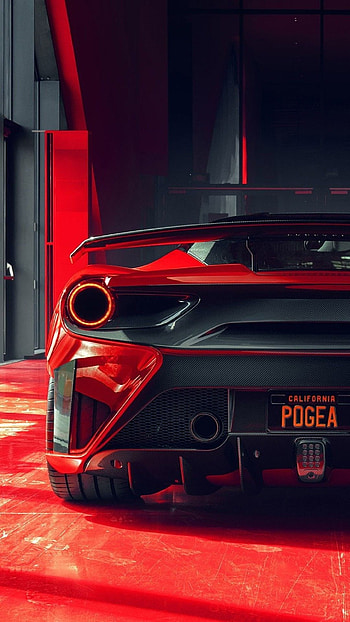 Ferrari 488 Gtb Rear, ferrari 488 pista HD phone wallpaper