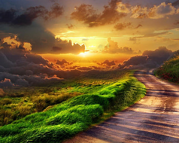 Paths to Heaven & Shortcuts to Hell, hell vs heaven HD wallpaper