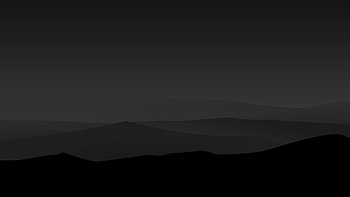 Dark Night Mountains Minimalist simple backgrounds, black oled HD wallpaper