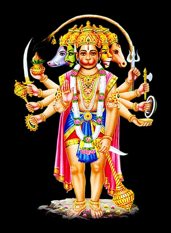 Panchamukha Hanuman, panchmukhi hanuman HD phone wallpaper