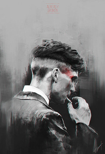 Tommy Shelby, thomas shelby smoking HD phone wallpaper