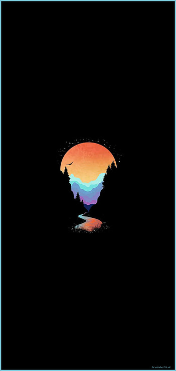 Amoled Black 6k Mobile, dark HD phone wallpaper