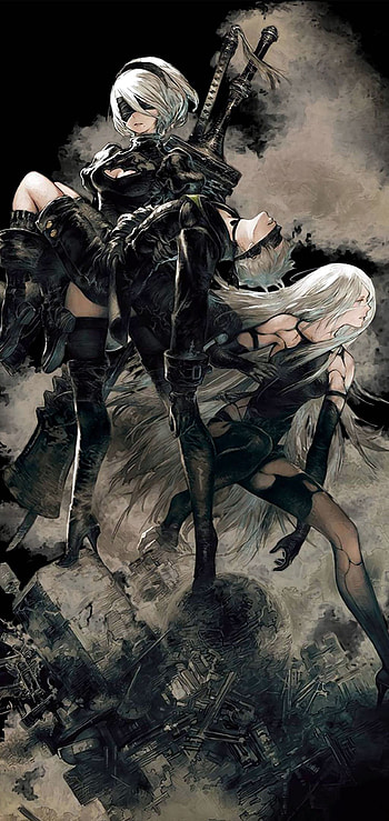 NieR:Automata 2B, nier automata HD phone wallpaper