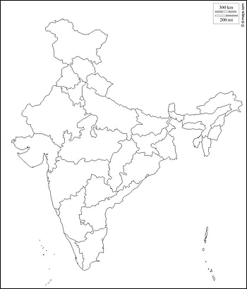 8 Anime Aesthetic New Outline Map of India HD phone wallpaper