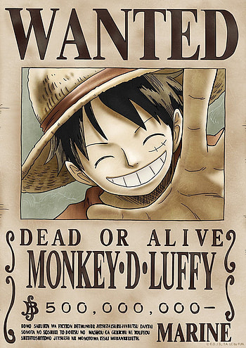 Luffy One Piece wanted a poster, ps4 anime one piece wanted HD phone wallpaper