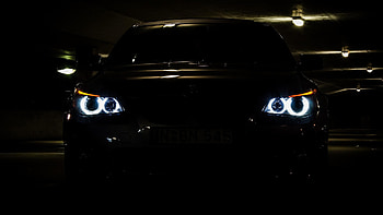 bmw m5 headlights, bmw e60 HD wallpaper