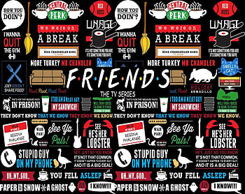 3 Friends Tv Show Quotes HD wallpaper