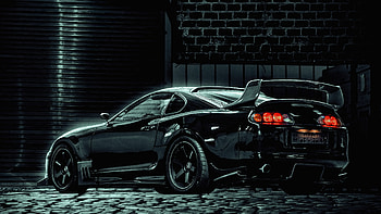 Toyota Supra Black , Cars, Backgrounds, and, black supra HD wallpaper