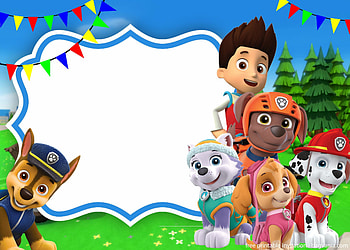 Printable Paw Patrol Baby Shower and Birtay Invitation, chase paw patrol HD wallpaper
