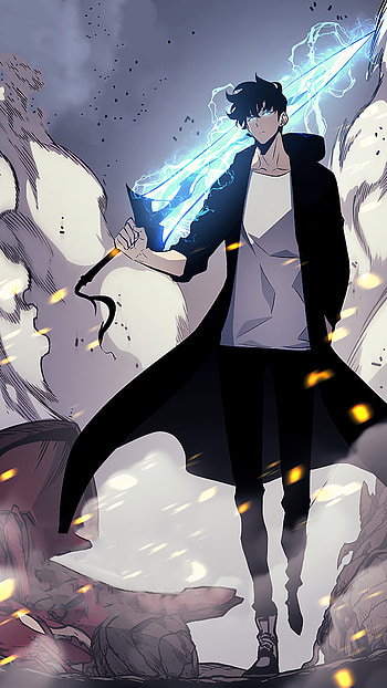 Anime Solo Leveling, anime solo levelling HD phone wallpaper