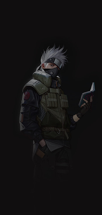 Kakakshi, amoled kakashi HD phone wallpaper